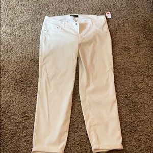 white pants from Rainbow